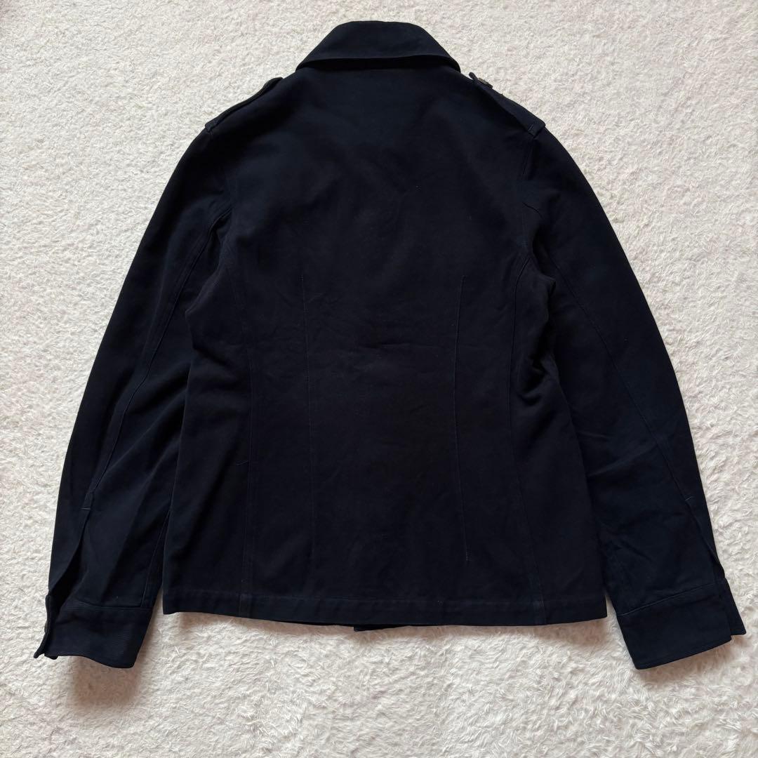 A.P.C. ミリタリー風ジャケット コットンウール　濃紺　チュニジア製　S
