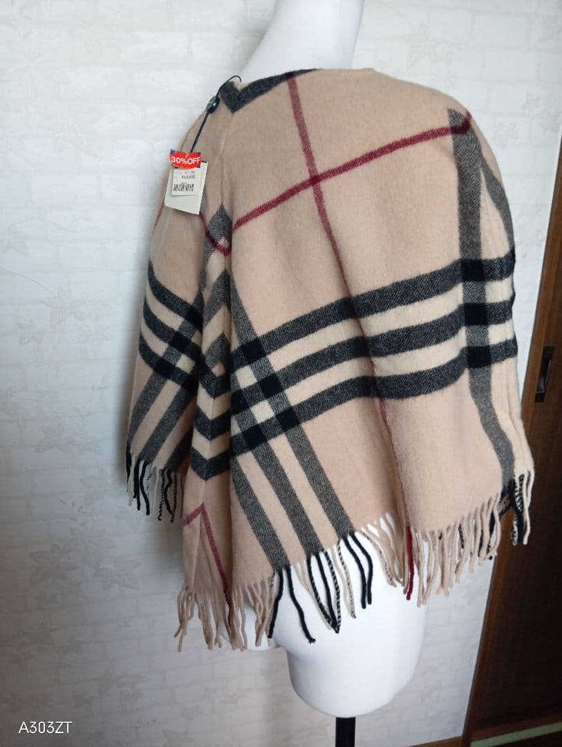バーバリーポンチョ新品