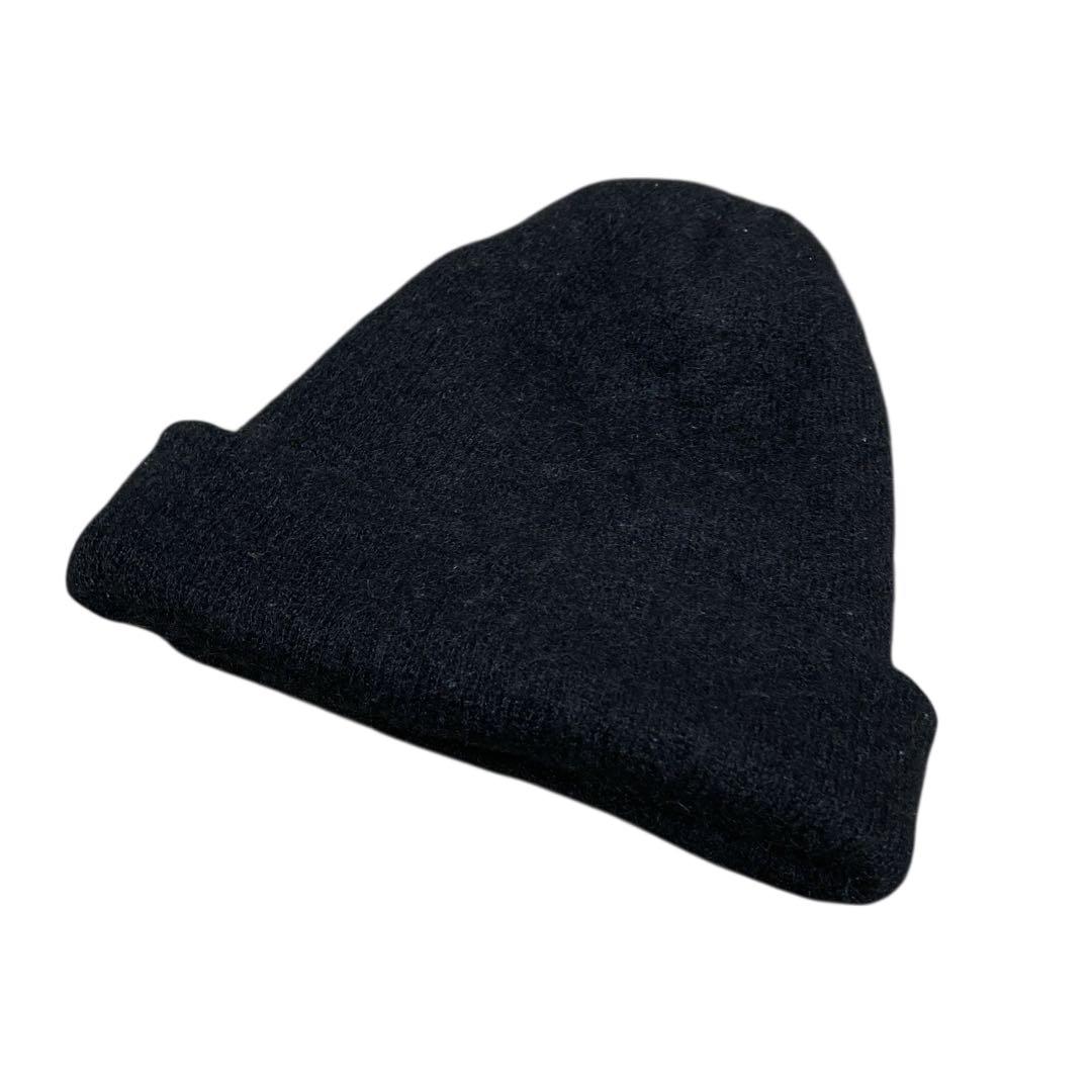 当日発送フォロー割Supreme mohair beanie 黒 ニット帽