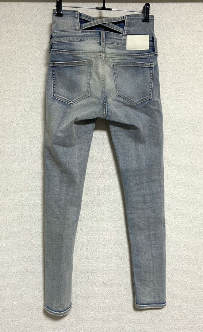 GYDA♡バッククロス ハイウエストスキニーデニム XS