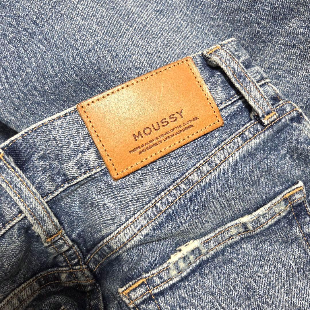 MOUSSY　マウジー 　MVS 　フレアデニム　ブルー　 25インチ