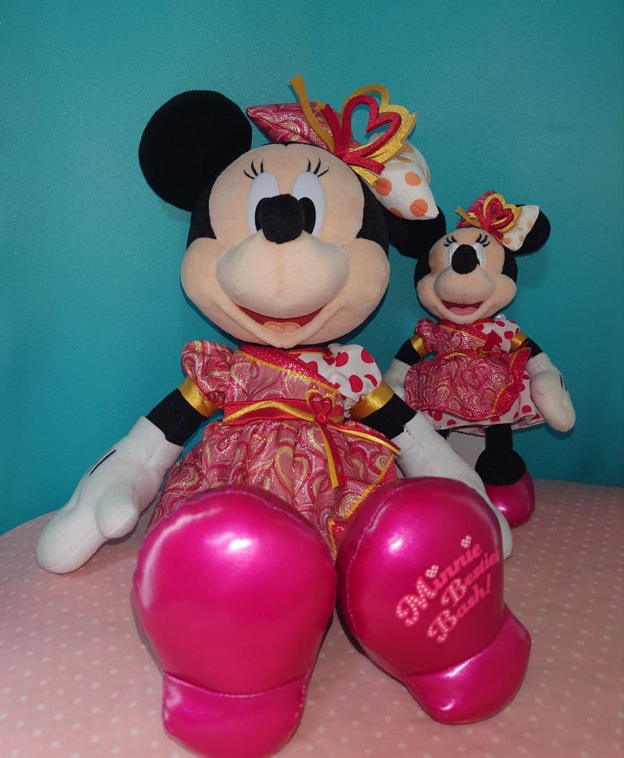 厳選❤️ミニーちゃん ぬいぐるみバッジ　ぬいぐるみセット　ベスティーズバッシュ