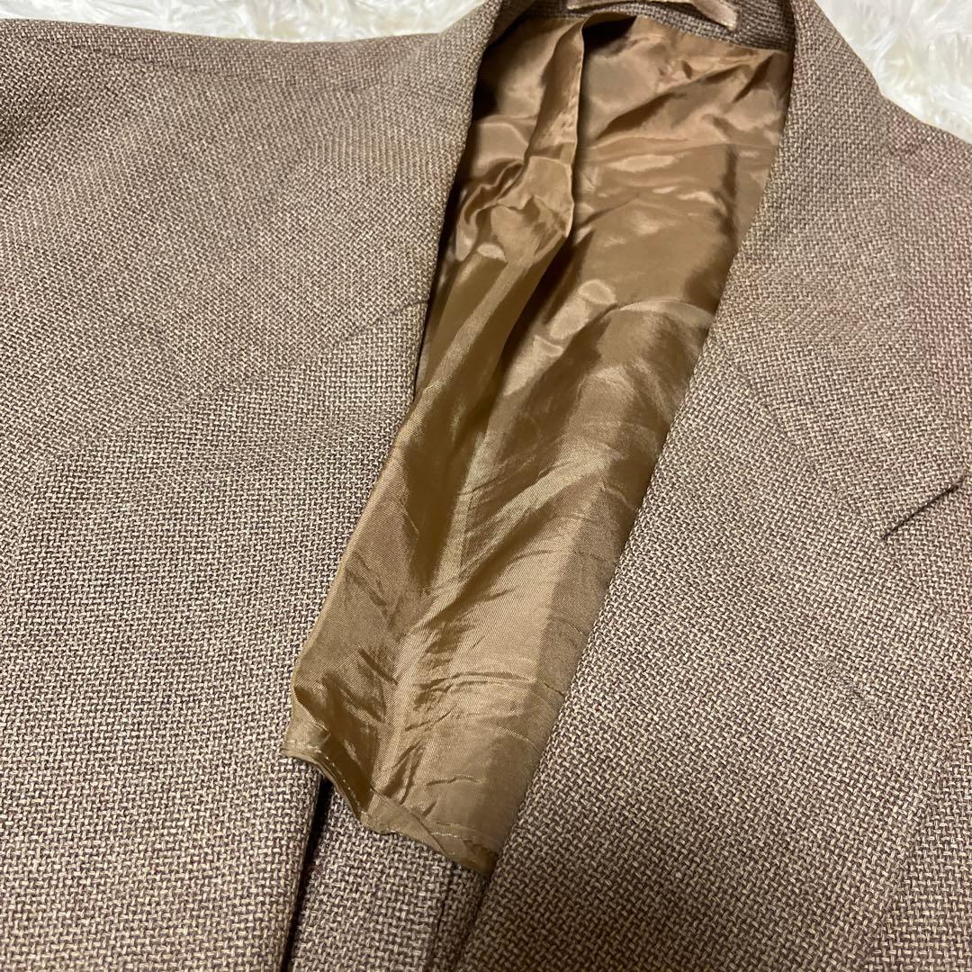 超ビックサイズ！ウールシルクテーラードジャケット silk50% size56