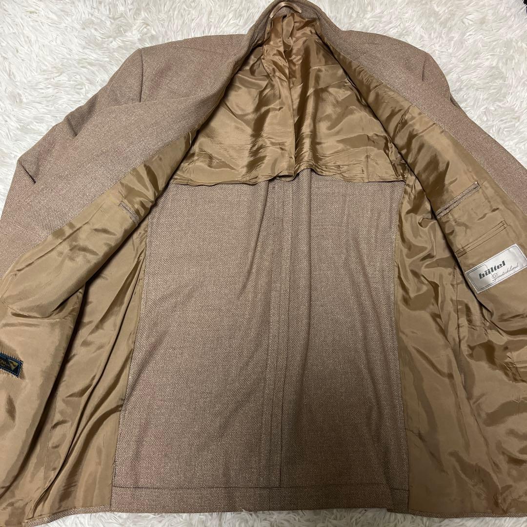 超ビックサイズ！ウールシルクテーラードジャケット silk50% size56