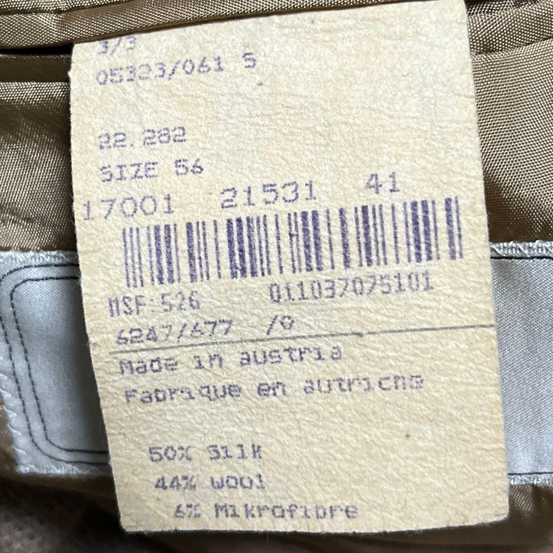 超ビックサイズ！ウールシルクテーラードジャケット silk50% size56