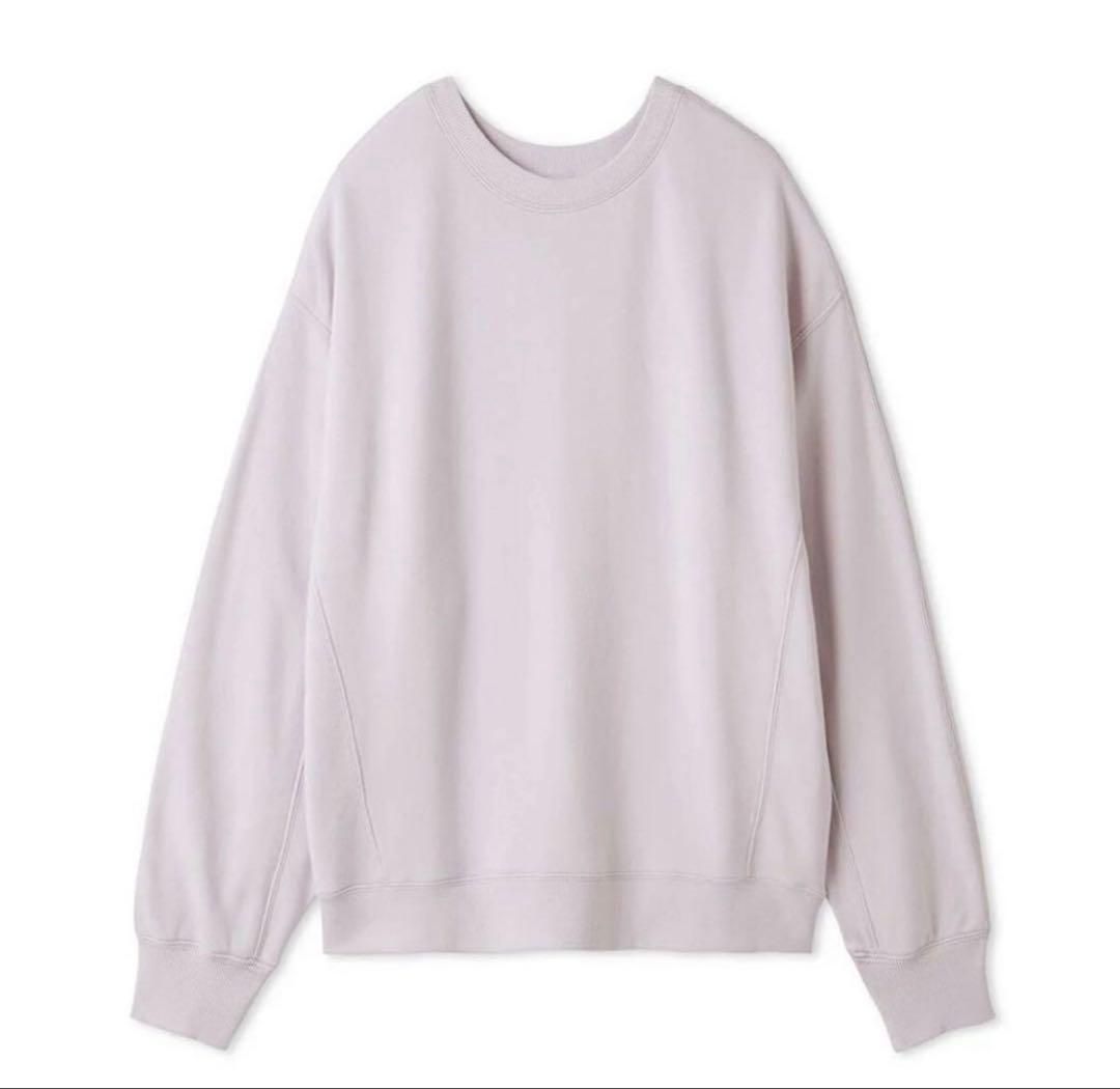 新品 GELATO PIQUE ロゴ裏毛プルオーバー ラベンダー スウェット