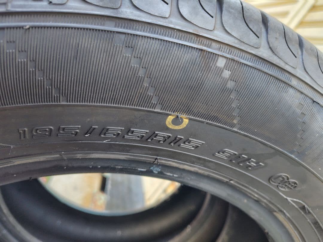 ダンロップ EC204２本セット 195/65R15 残り溝7.8mm