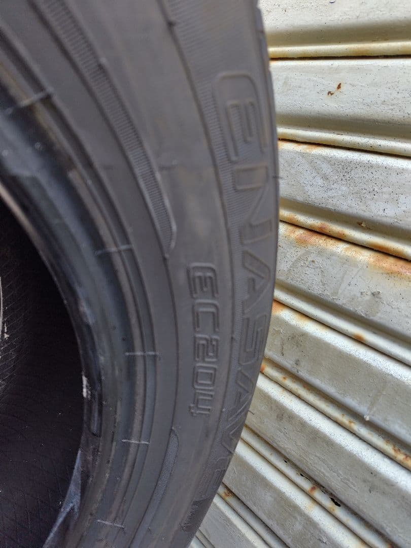ダンロップ EC204２本セット 195/65R15 残り溝7.8mm
