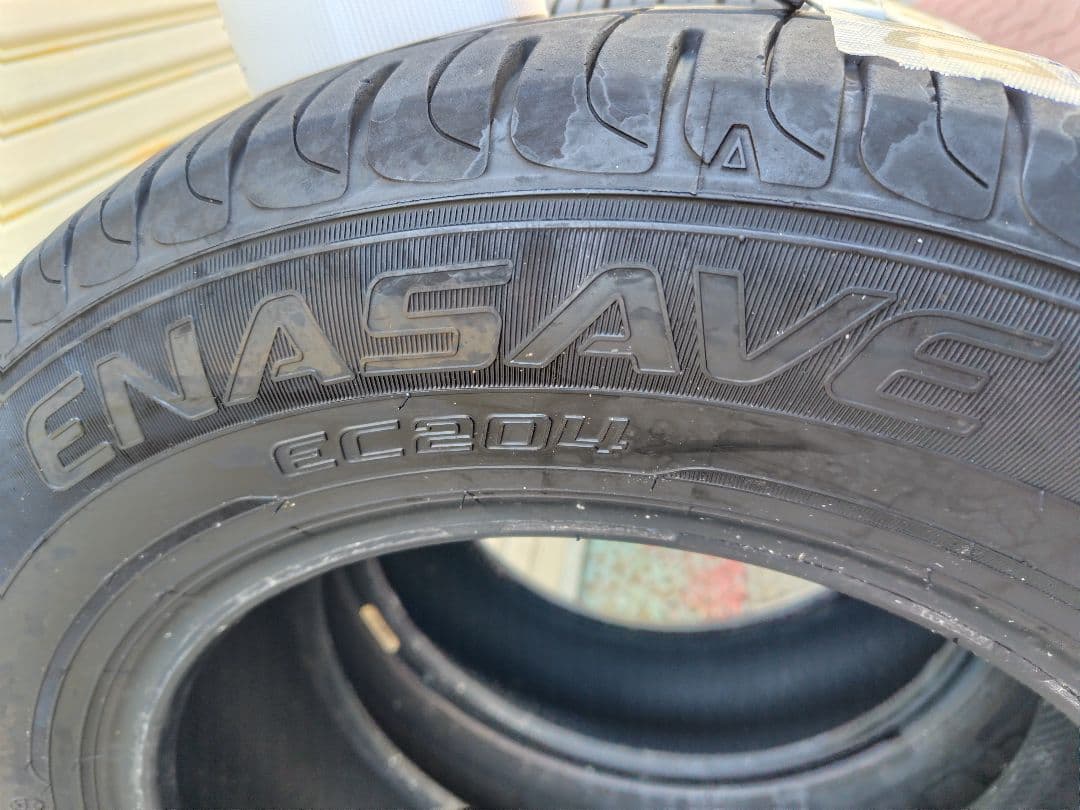 ダンロップ EC204２本セット 195/65R15 残り溝7.8mm