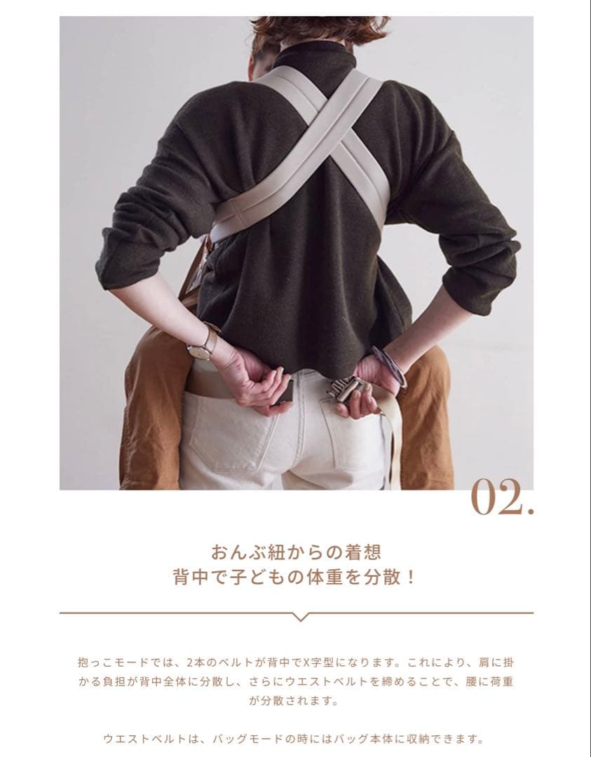 ノルン　N/ORN ベージュ ショルダーバッグヒップシート