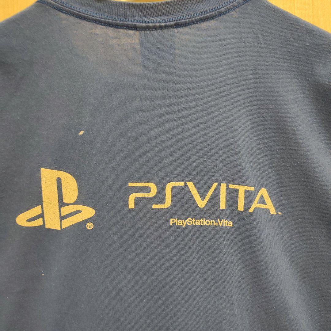 GILDAN　Play Station PS VITA 両面プリント　ブルー　L