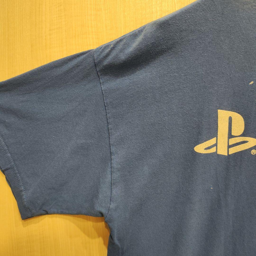 GILDAN　Play Station PS VITA 両面プリント　ブルー　L