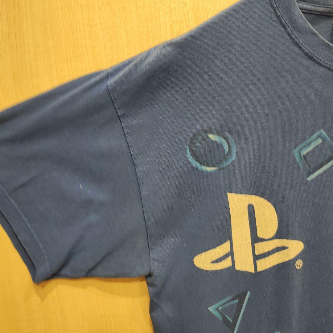 GILDAN　Play Station PS VITA 両面プリント　ブルー　L