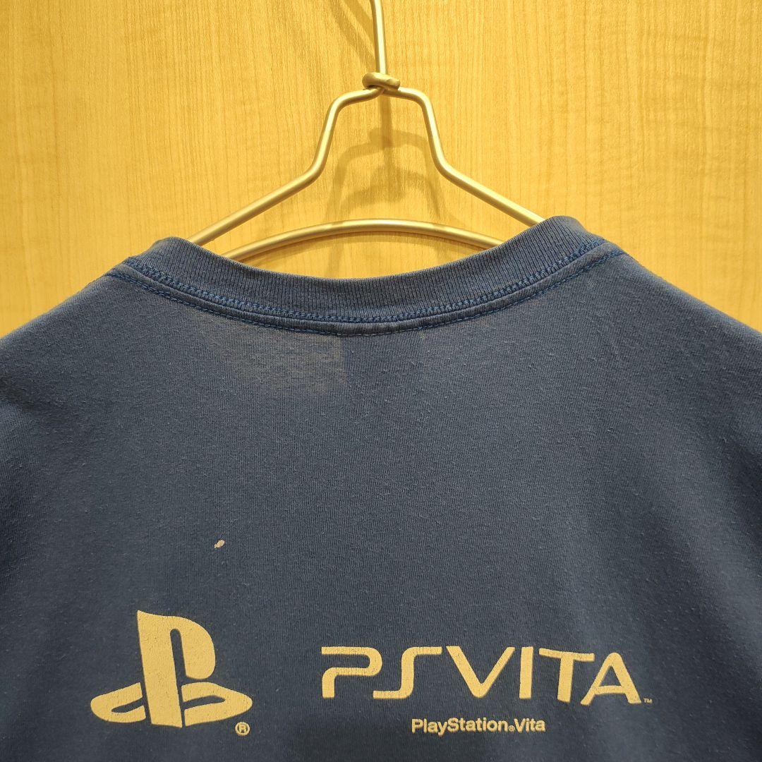 GILDAN　Play Station PS VITA 両面プリント　ブルー　L