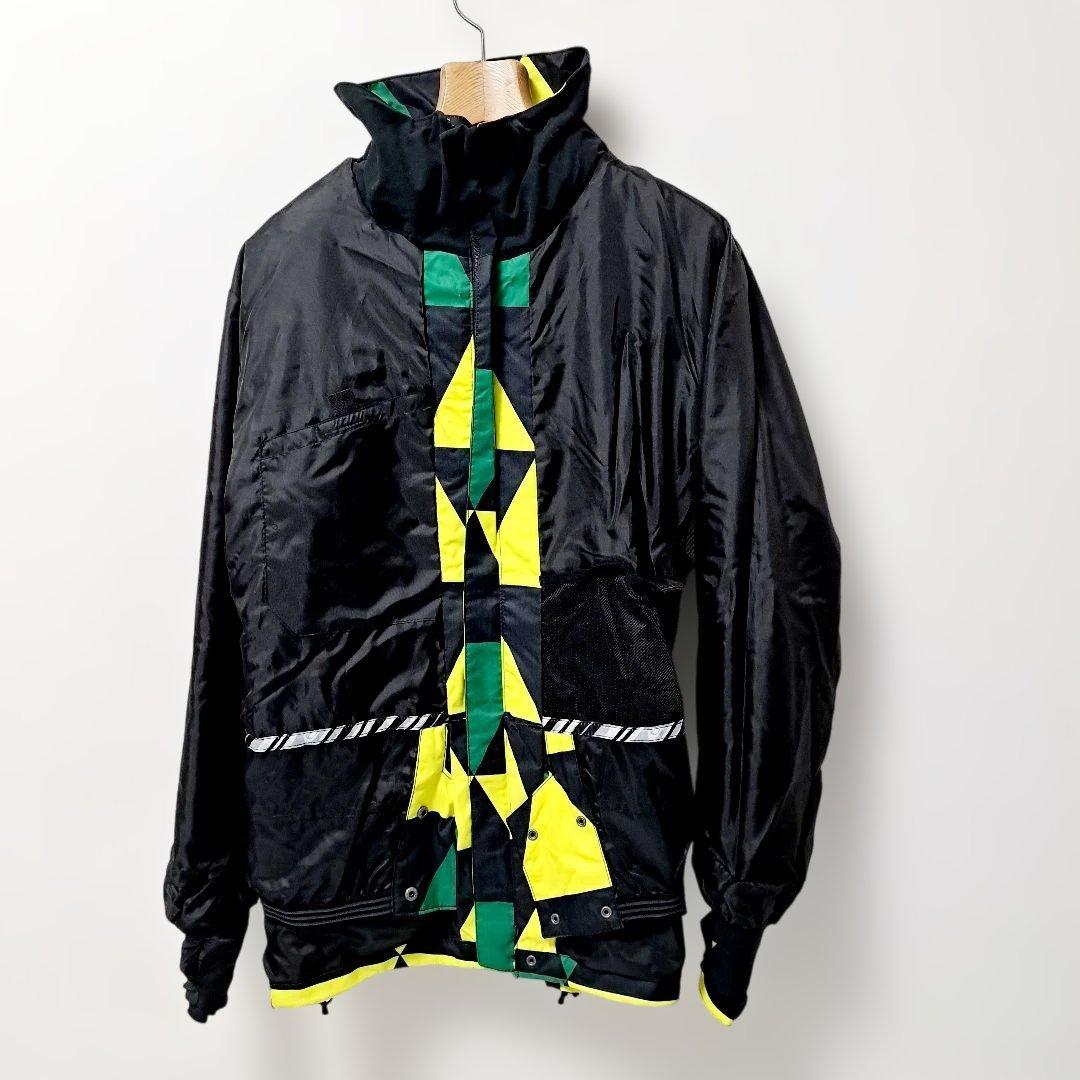 美品❗Quiksilver スノーボードウェア 三角形パターン　メンズ　S