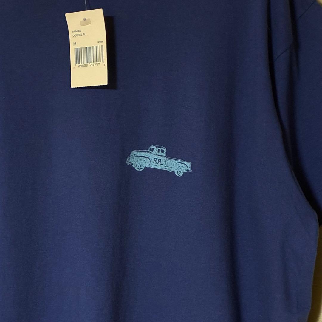 ［新品］90s USA製 三ツ星”RRL”ワンポイント Tシャツ ラルフローレン