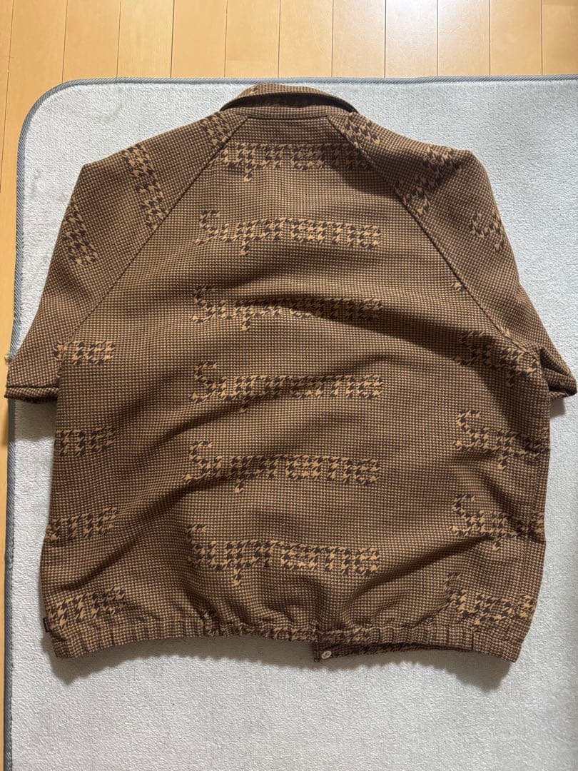 ジャケット・アウター Supreme Houndstooth Logos Snap Jacket XL