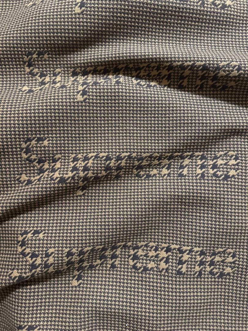 ジャケット・アウター Supreme Houndstooth Logos Snap Jacket XL