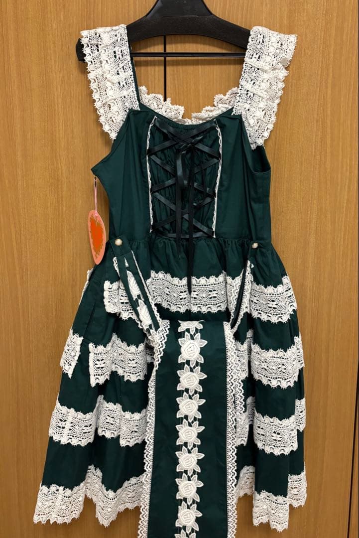 エリザベスjsk&ボンネット　グリーン