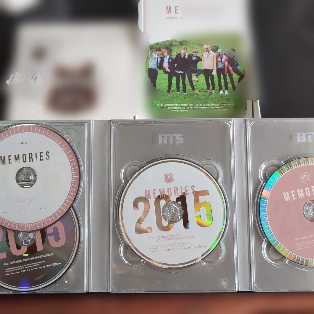 BTS MEMORIES OF 2015 DVD 日本語字幕 磁気カード 正規品