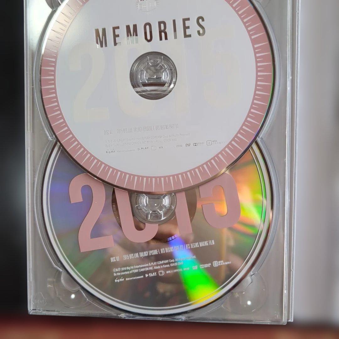 BTS MEMORIES OF 2015 DVD 日本語字幕 磁気カード 正規品