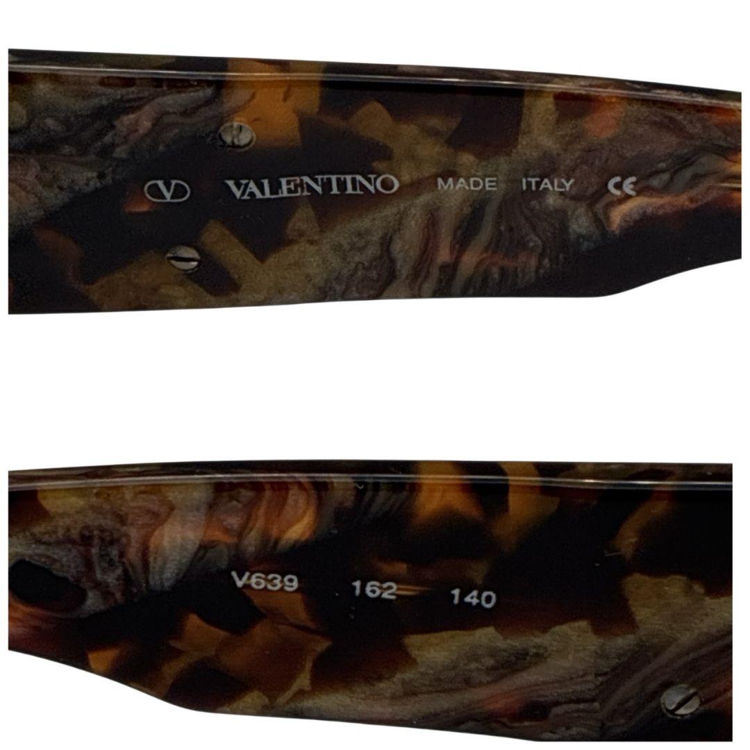 美品✨VALENTINO ヴァレンティノ サングラス ゴールドロゴ べっ甲