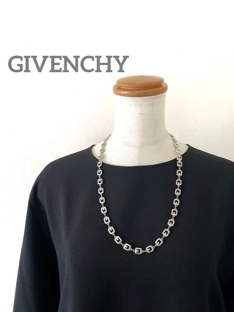 美品 GIVENCHY ジバンシー Gモチーフ ネックレス 男女兼用