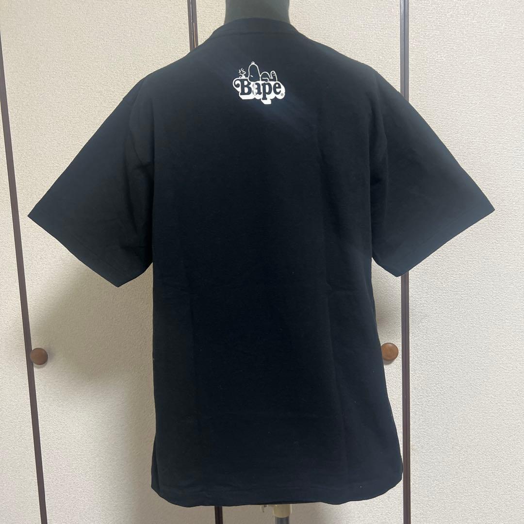 A BATHING APE & PEANUTS コラボ Tシャツ ブラック M