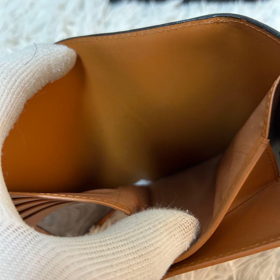 【美品✨ヴィセトス/正規品】エムシーエム　折り財布　レザー　ブラウン　黒　人気