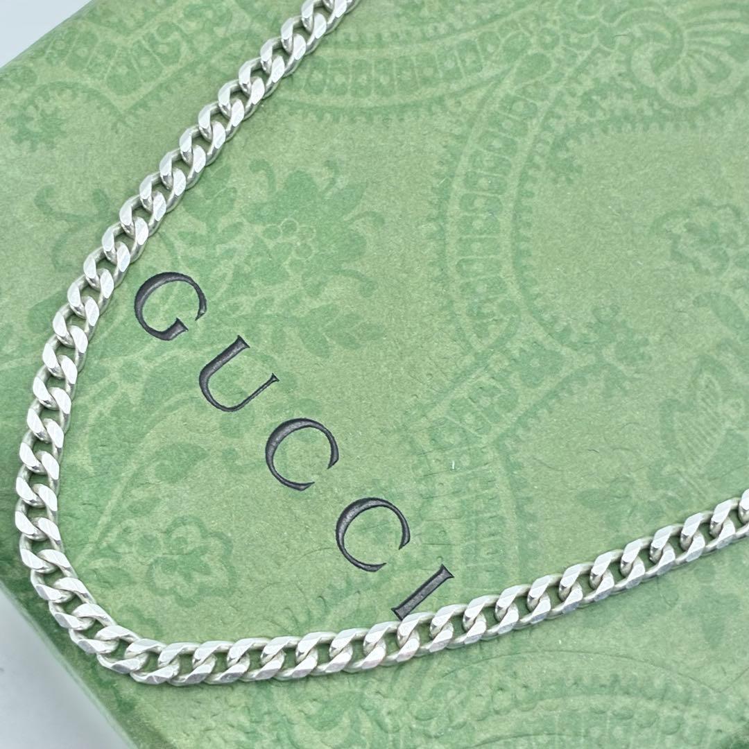 【人気】GUCCI　グッチ　喜平チェーンのみ　ネックレス　50cm　3mm　美品