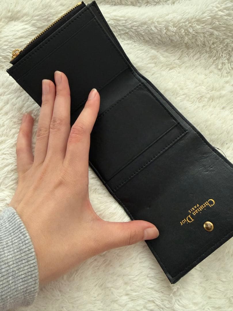 Christian Dior 二つ折り 財布 黒