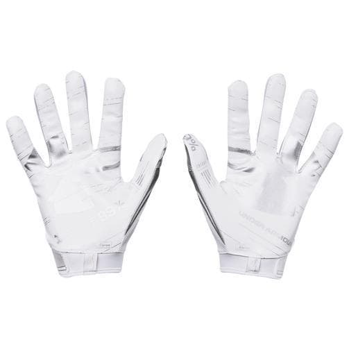【新品】 アメフト Under Armour F8 グローブ　WHI/SIL　S