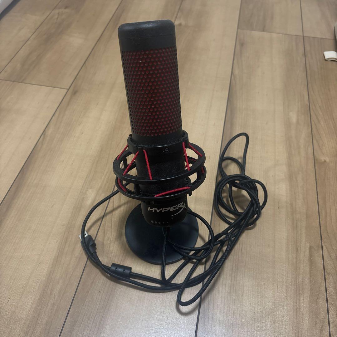 HYPERX USBコンデンサーマイク 黒/赤
