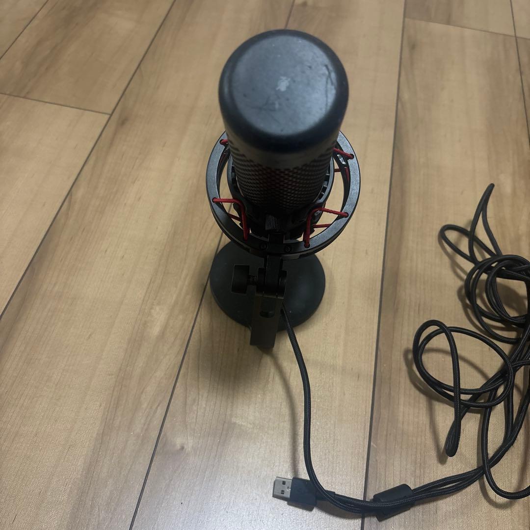 HYPERX USBコンデンサーマイク 黒/赤