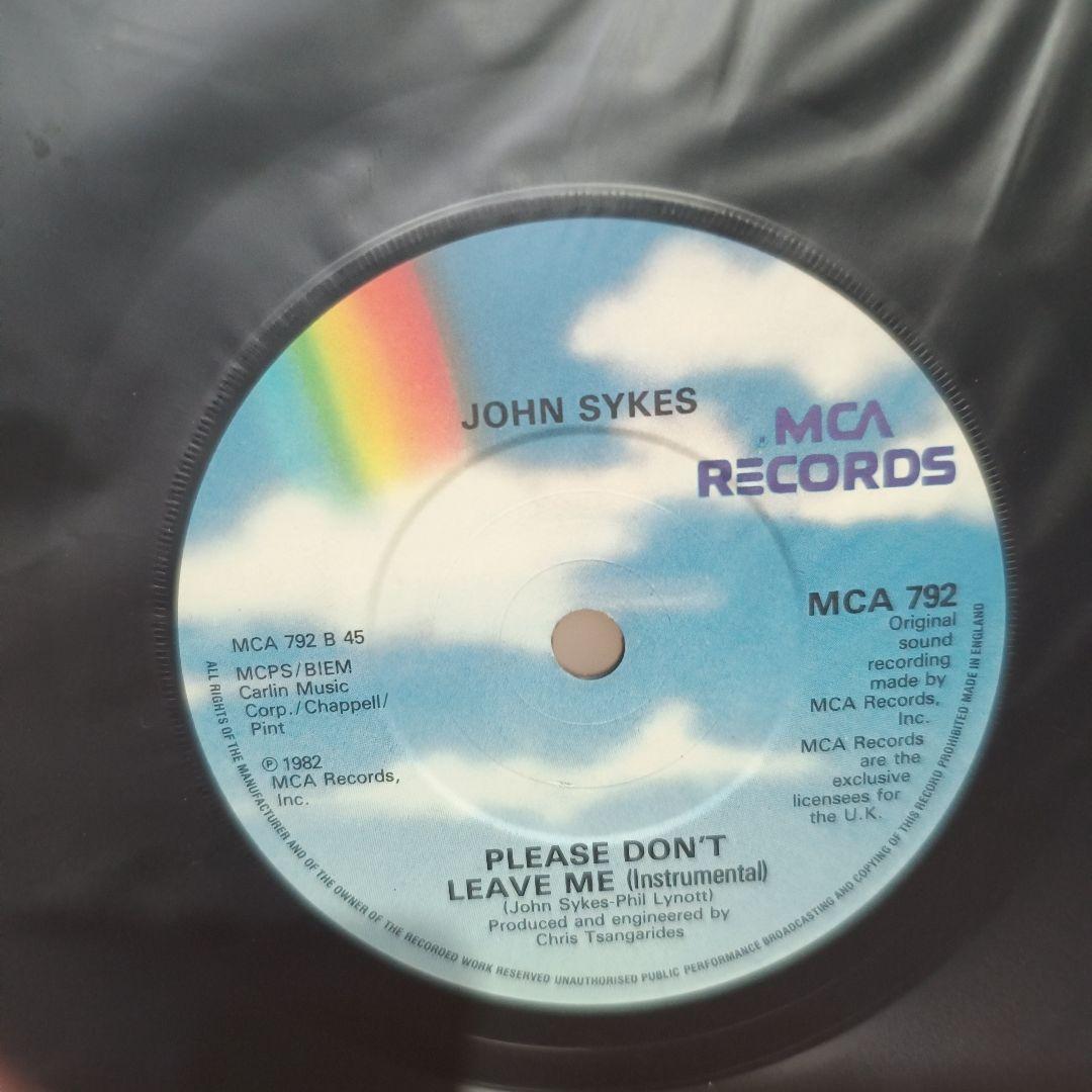 激レアJohn Sykes Please Don't Leave Me 英EP
