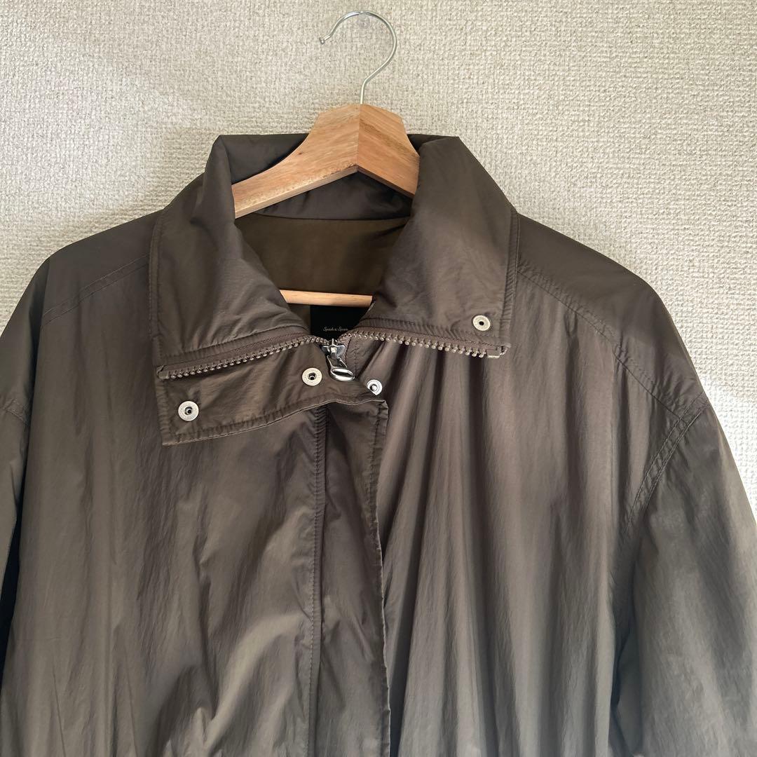 Spick & Span スピックアンドスパン撥水パディングコート　カーキ　36