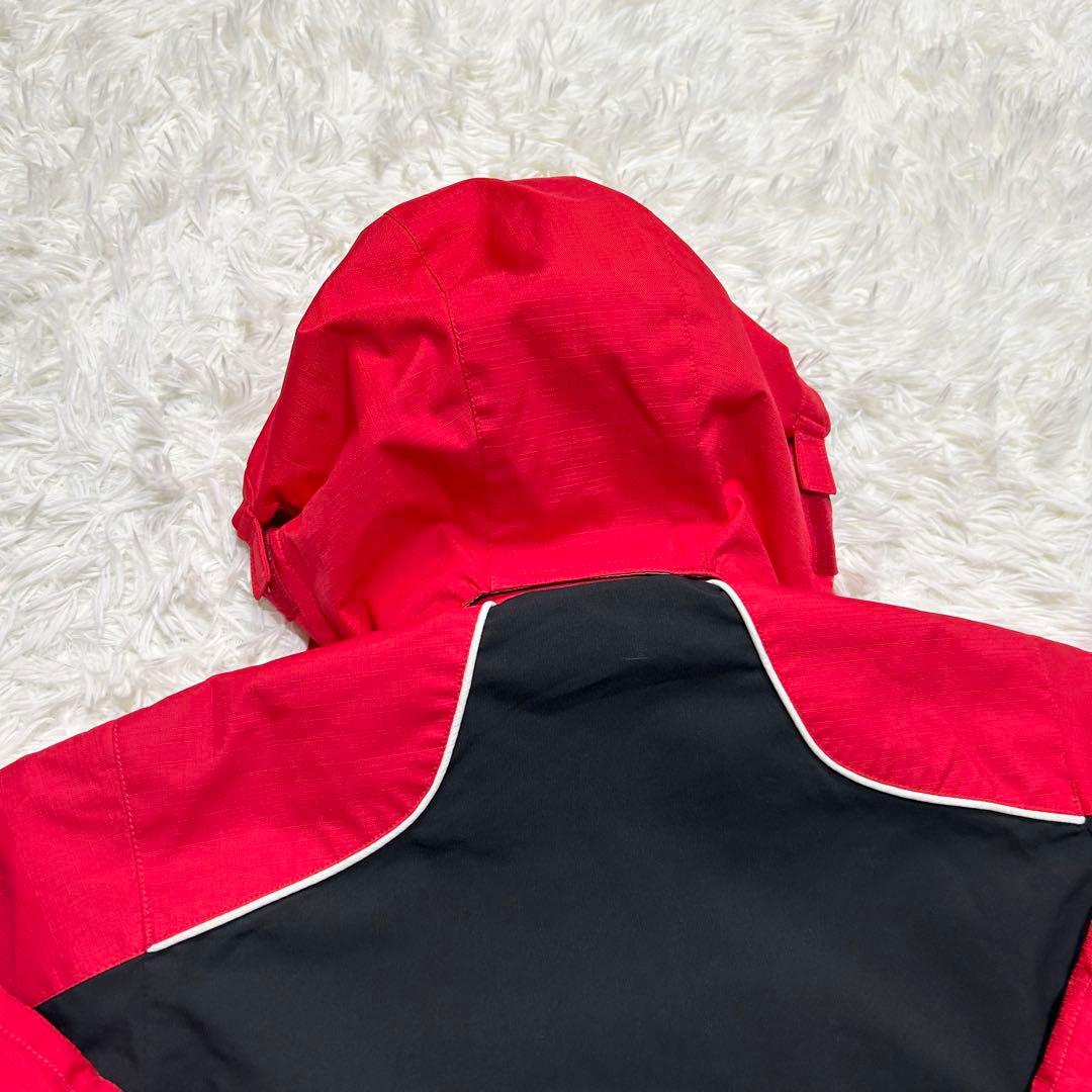 極美品 DESCENTE デサント スキーウェア スノーボードウェア 赤 黒