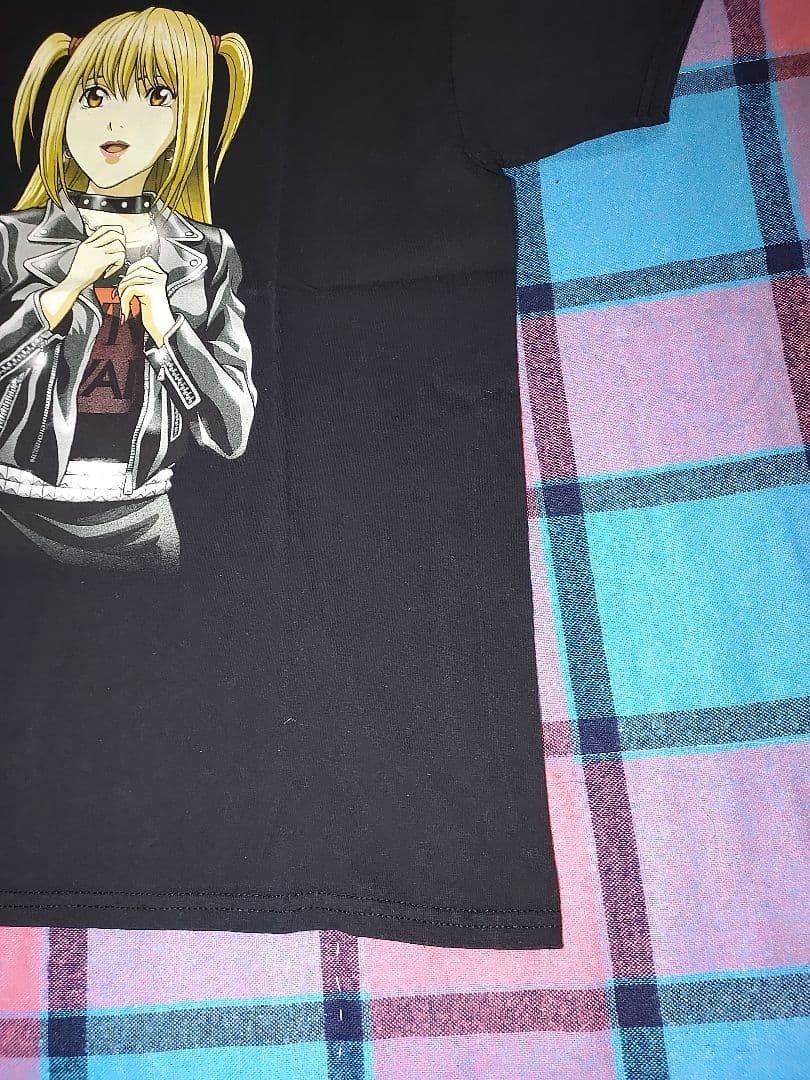 DEATH NOTE ミサミサ 弥海砂 アニメ Tシャツ ブラック Lサイズ