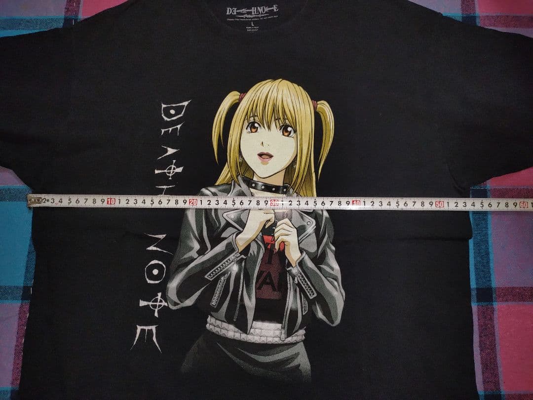 DEATH NOTE ミサミサ 弥海砂 アニメ Tシャツ ブラック Lサイズ