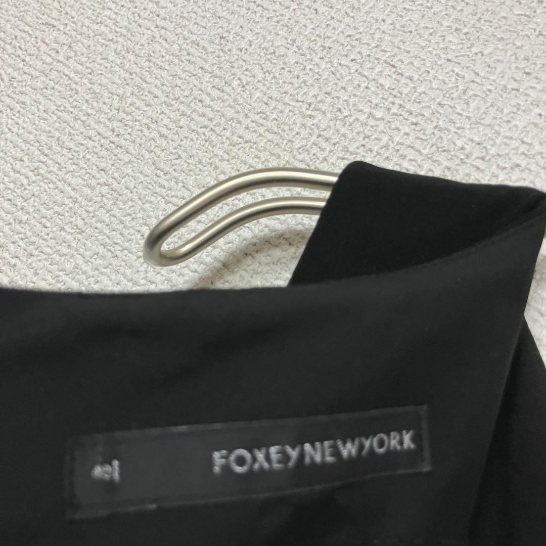 FOXEY NEWYORK Aラインワンピース　フリル　2way 40