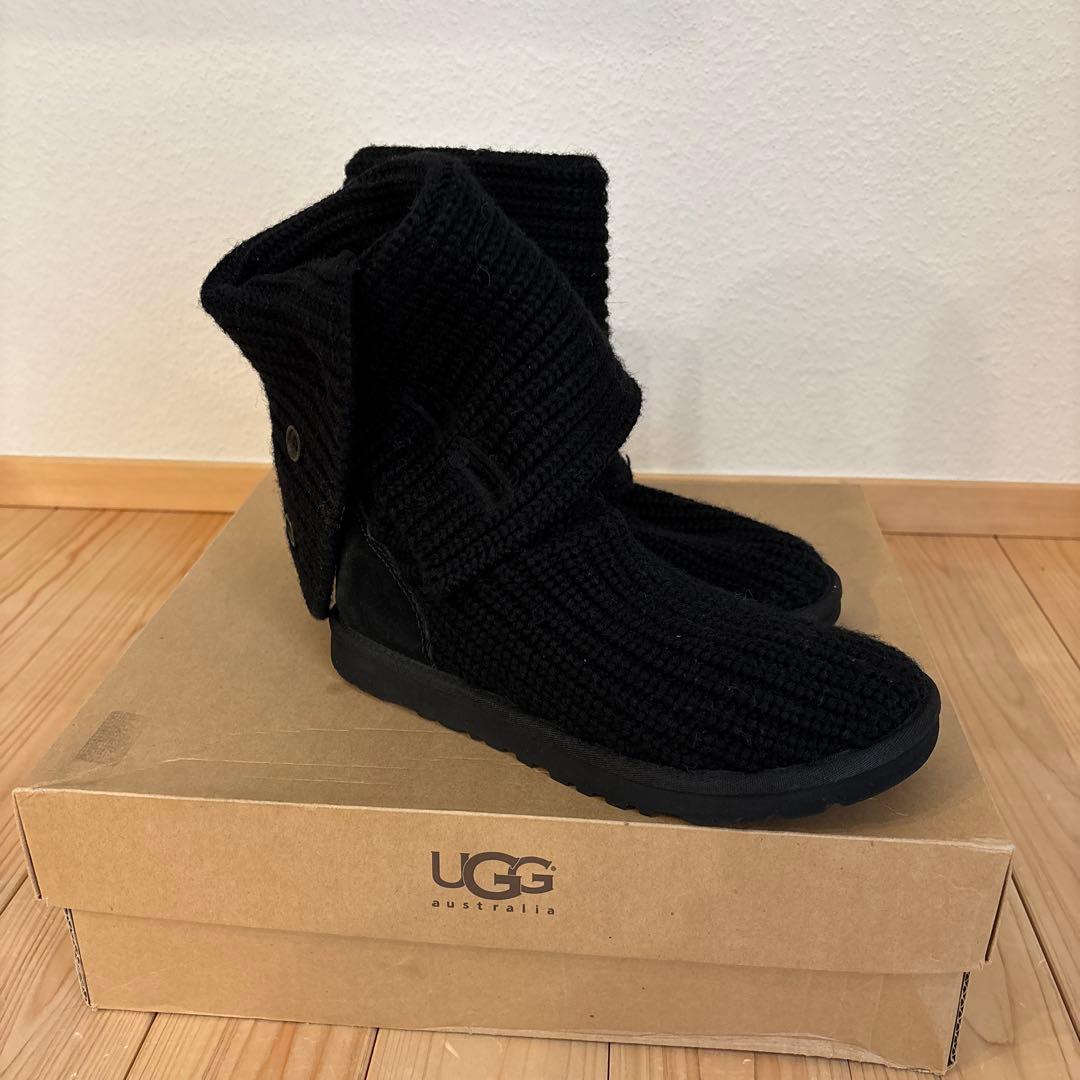 3/29までのセール/UGG W CLASSIC CARDY ブラック 23cm