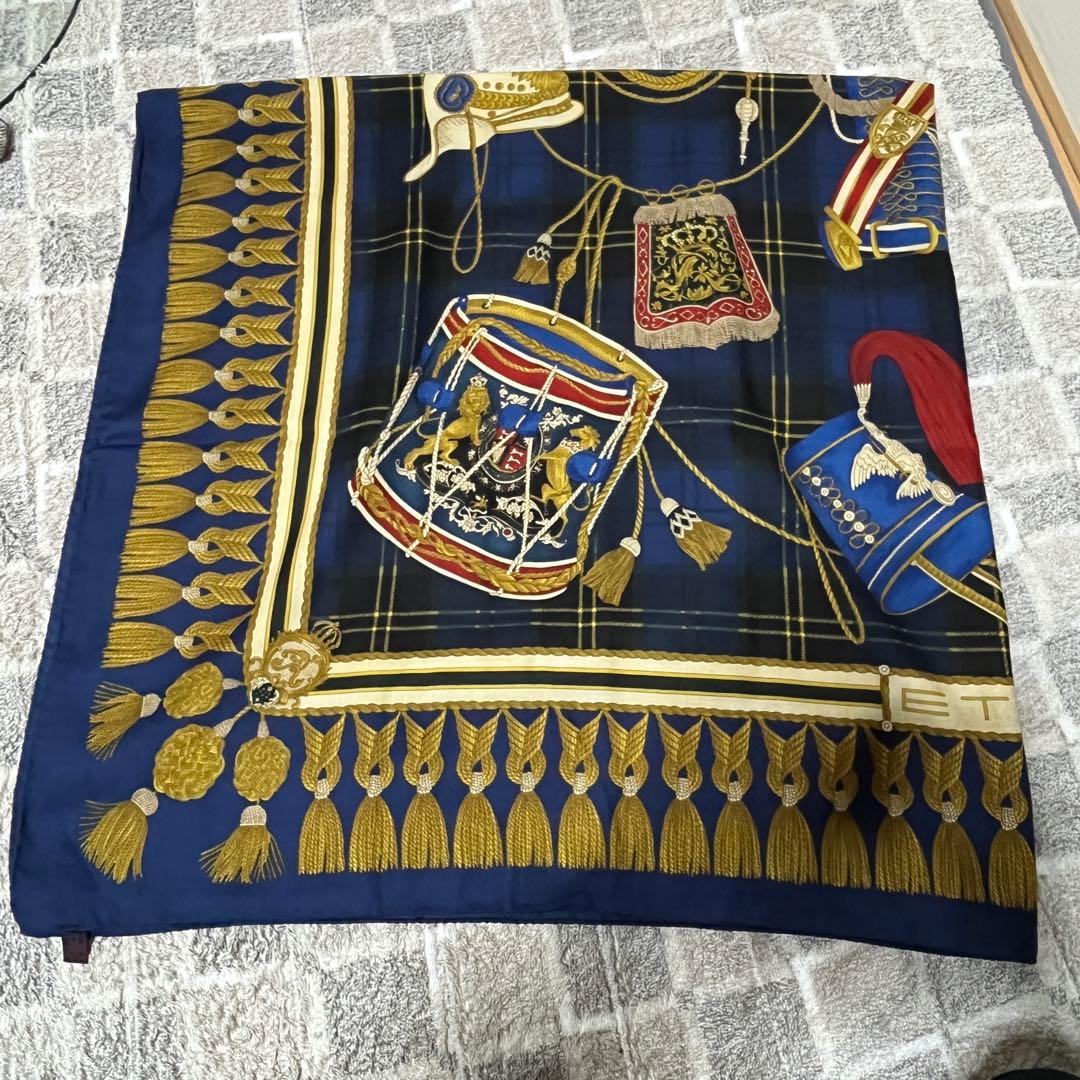 エトロ　ETRO 大判スカーフ　ストール　135×135cm