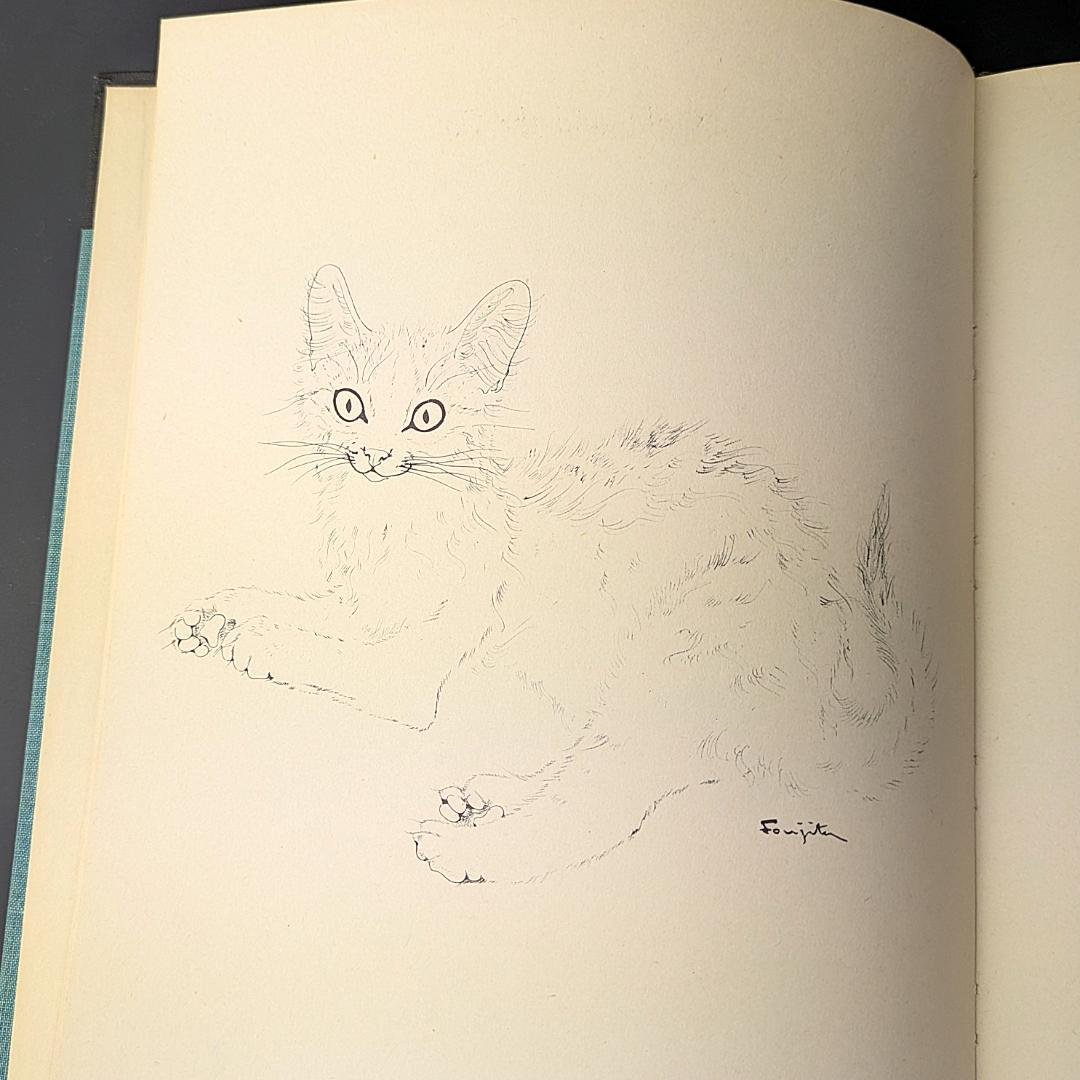 藤田嗣治 夜と猫 1950年初版 NIGHT AND THE CAT 猫12図