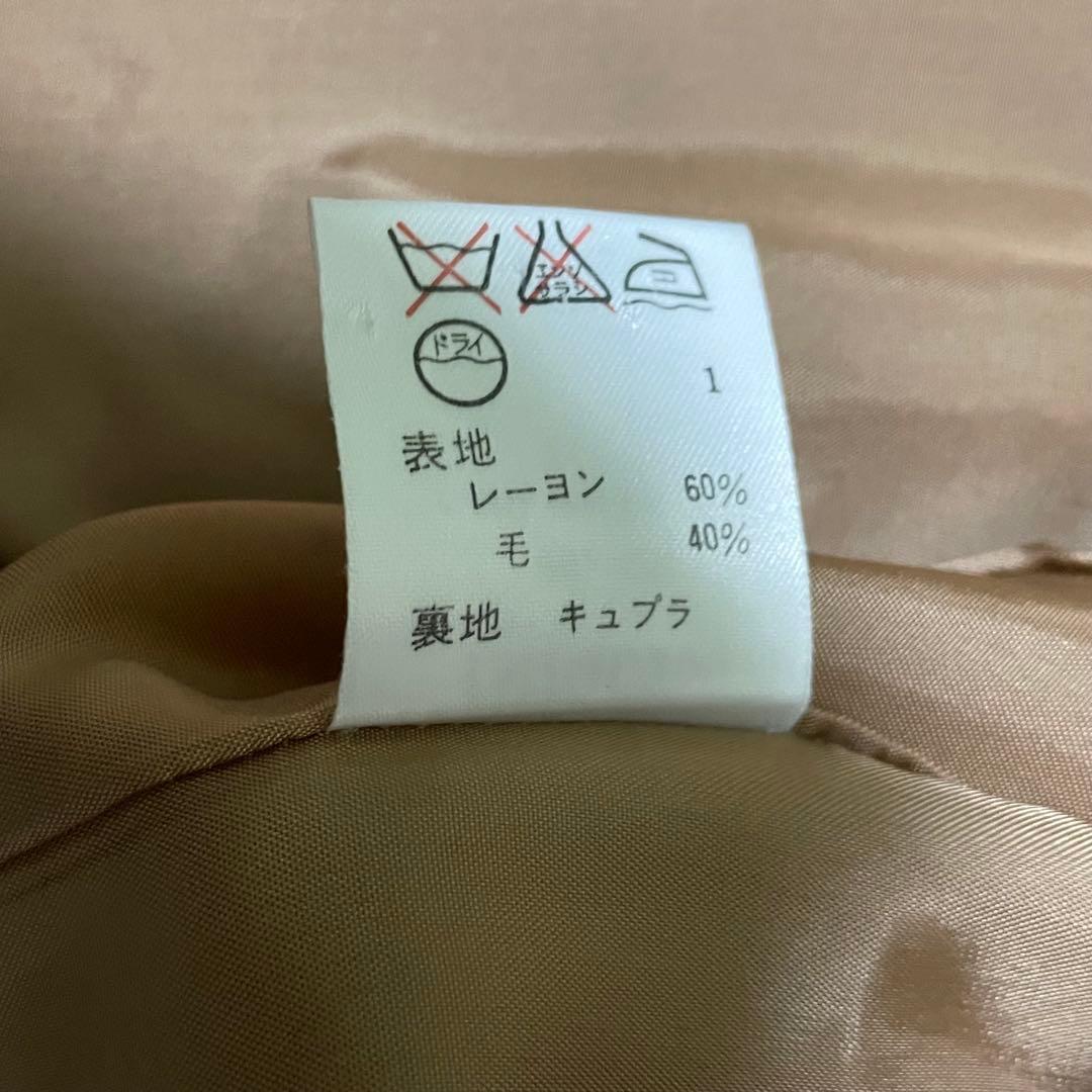 美品 ラルフローレン グレンチェック ブレザー ハニーベージュ 11/L相当