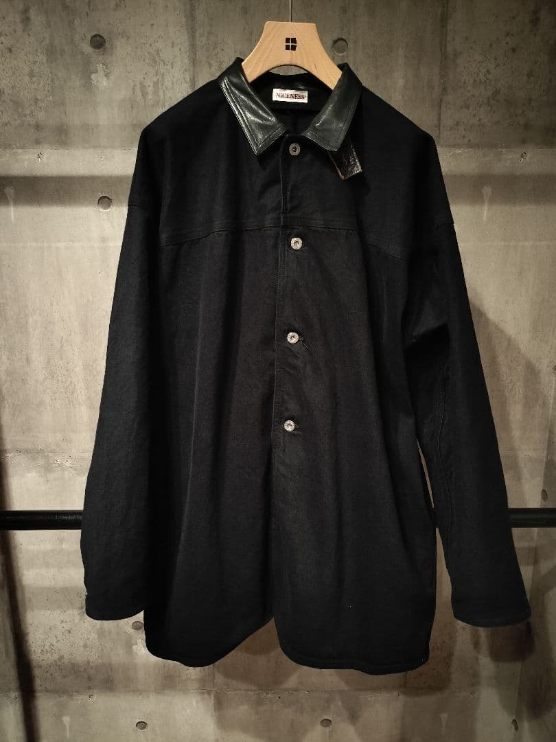 【NICENESS】 D.VEDDER OVERDYED DENIM COAT