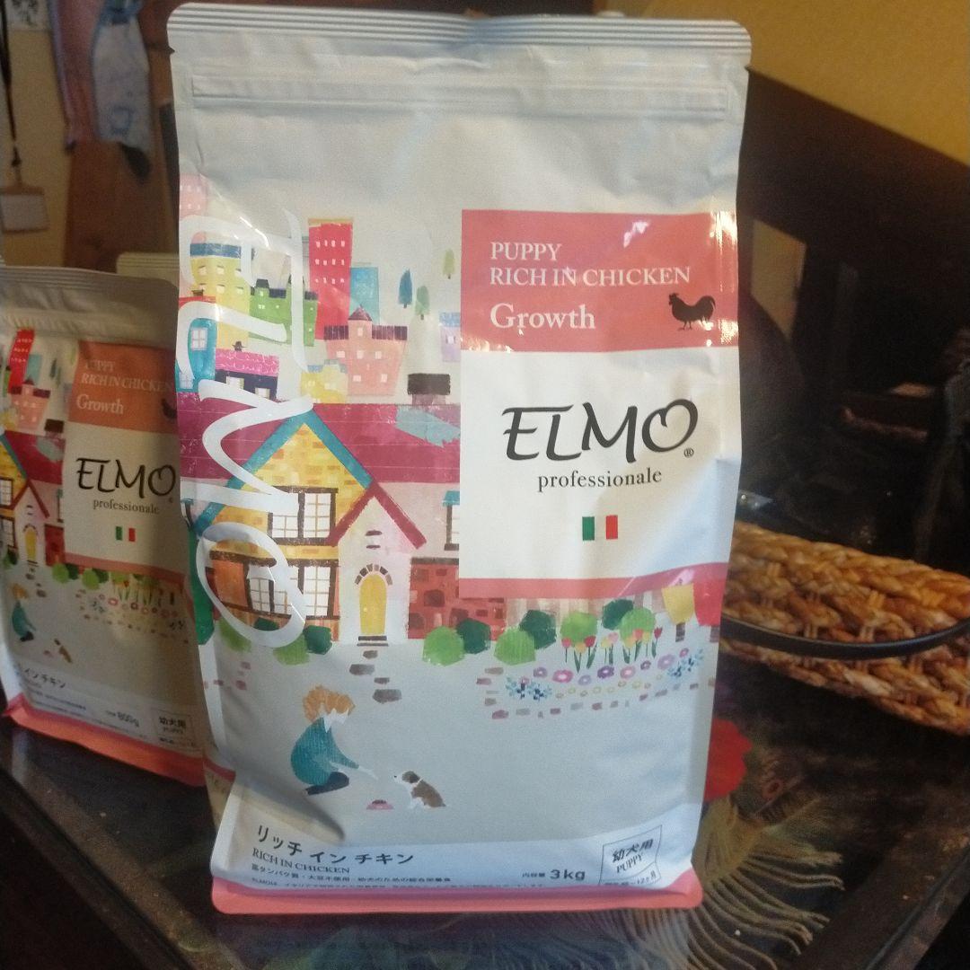 ELMO リッチインチキン幼犬用　3kg 800g×3