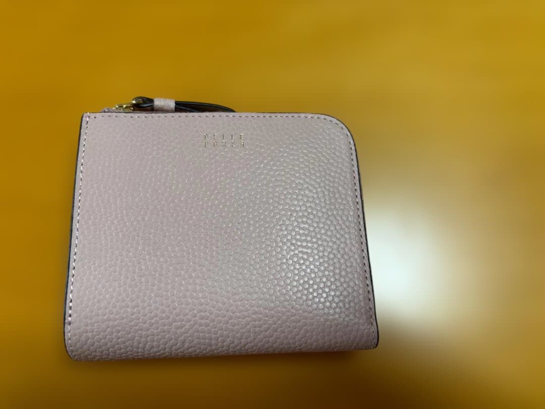 ペレボルサ 財布 PELLE BORSA ペールピンク ミニ財布 5444