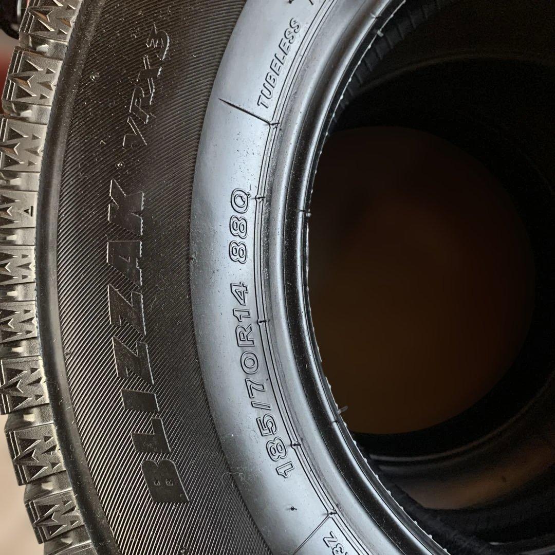 ブリザック VR13 185/70R14 チューブレスタイヤ