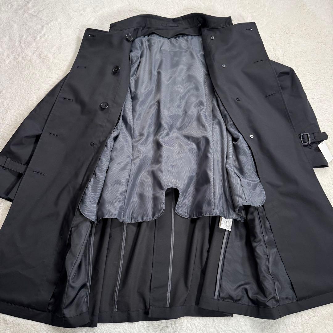 【新品】I.M.G.N ダブルトレンチコート 黒 ブラック 15号 ライナー付