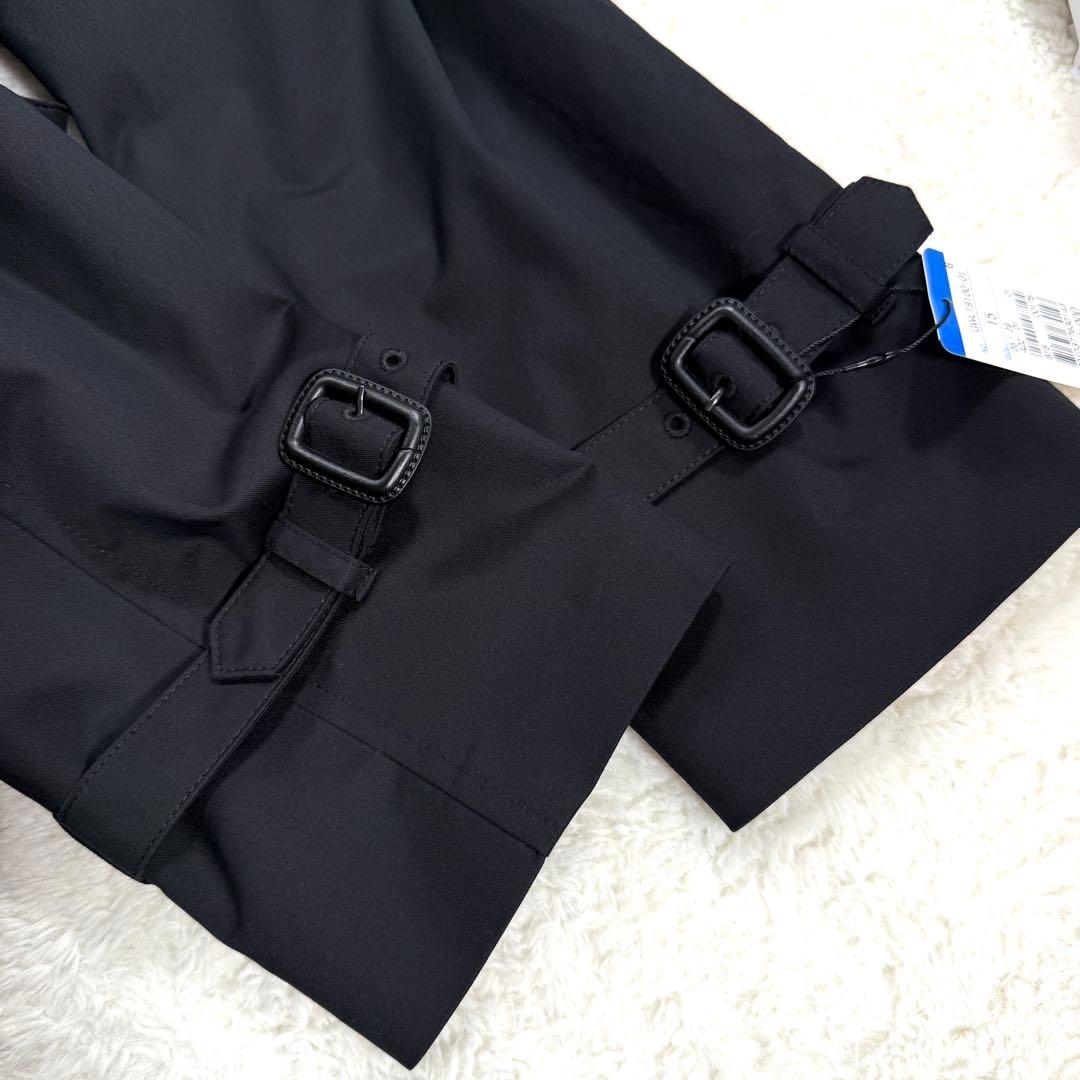 【新品】I.M.G.N ダブルトレンチコート 黒 ブラック 15号 ライナー付